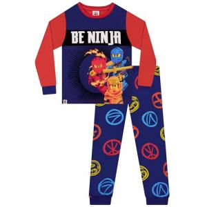 LEGO Ninjago Pyjama Gar&ccedil;on, Pyjama Enfant Manches Longues, Ensemble Pyjamas Gar&ccedil;on Ninja, Bleu 6-7 Ans (Character FR, neuf)