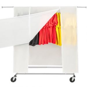 Kegoupdys Housse de Protection pour porte-Vetements, Housse de protection vetement, 130 * 55 * 155cm Housse de Vetement Penderie (Kegoup-FR, neuf)