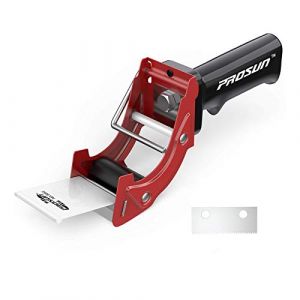PROSUN Devidoir scotch Dévidoir pour Adhésifs d'Emballage - Dérouleur Manuel qui reçoit des rubans adhésifs d'Emballage jusqu'à 50 mm de Largeur Distributeur de pistolets à ruban adhésif,Rouge (Y-Nut EU, neuf)