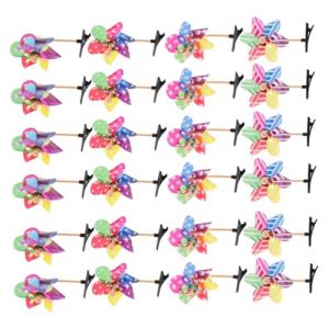 ibasenice 25 Pièces Épingle à Cheveux Moulin à Vent Clinquant Barrettes Kit De Guirlandes De Cheveux Pince à Cheveux Trousse Petites Pinces à Cheveux Enfants Mini Bobby Clip De Fer (Yunfan YBJ, neuf)
