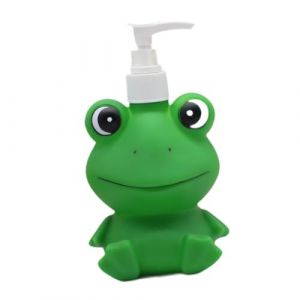YUSSEQDD Distributeur de savon amusant, bouteille &agrave; pompe vide et rechargeable, pour salle de bain d'enfants, cadeau, Grenouille (Fucadeli1992, neuf)