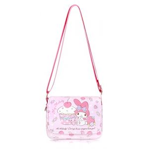 Roffatide Anime Cartoon Mini Messenger sac &agrave; bandouli&egrave;re oblique kawaii Lolita JK sac &agrave; bandouli&egrave;re pour fille Flip - up cuir synth&eacute;tique sac &agrave; bandouli&egrave;re rose (Roffatide-EU, neuf)