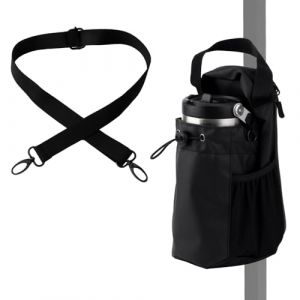 BOXOB Sac de Sport Magn&eacute;tique, Porte-Bouteilles Magn&eacute;tiques pour Bouteilles d'eau avec Bandouli&egrave;re R&eacute;glable Organiseur Bouteilles d'eau pour Le Sport Fitness Cyclisme Voyages Hommes Femmes (moncion, neuf)