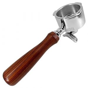 NEOUZA Porte-filtre expresso 51 mm compatible avec machine &agrave; caf&eacute; DeLonghi Dedica EC680 EC685 Smeg Panier non pressuris&eacute;, double bec (3 oreilles) (Neouza, neuf)