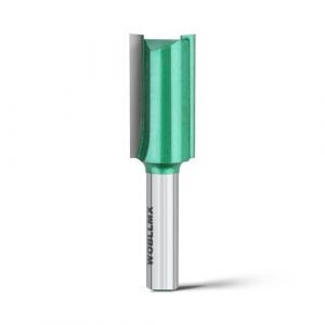 WOBLLMX Fraise à affleurer à tige de 8 mm, diamètre : 17 mm, longueur de travail : 30 mm, lame en métal dur pratique, durable et tranchante pour fraise à queue CNC pour plaque de densité en bois (XINHES, neuf)