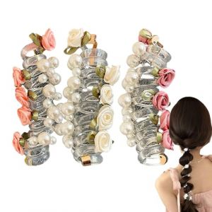 &Eacute;lastiques &agrave; cheveux en fil de t&eacute;l&eacute;phone &ndash; Sans dommages, doux et extensibles pour queue de cheval pour jeunes usage quotidien, activit&eacute;s scolaires, adolescents, tout-petits, filles (daowu, neuf)