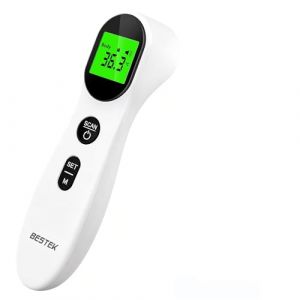 BESTEK Thermom&egrave;tre Frontal infrarouge sans contact pour enfants et adultes enfants,Thermometre bebe frontal num&eacute;rique lecture instantan&eacute;e en 1 seconde, acc&egrave;s rapide &agrave; la m&eacute;moire,&eacute;cran LCD (Simple cloud di YANG XIANSHUN, neuf)