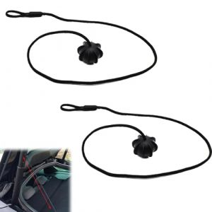 Voiture Corde de Fixation, Cordon Plage Arriere pour Golf 6, Universelle Cordon pour &Eacute;tag&egrave;res, Clip Fixation Plage Arri&egrave;re Corde Coffre pour Golf 6 5 4 MK5, MK6, GTI R20, 2 Pi&egrave;ces (TuGuangZhi, neuf)