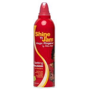 SHINE 'N JAM MAGIC FINGERS SETTING MOUSSE FOR BRAIDERS (Dealzonu, neuf)