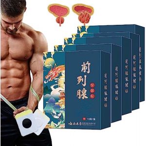 EXQST Patchs de prostate &agrave; base de plantes Patchs de soins de la prostate Patchs &agrave; base de plantes Prenez soin de votre rein Aimez votre nouvelle vie (Yangjiangshixianruopashangmaoyouxiangongsi, neuf)