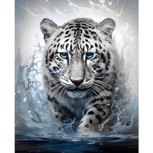 NAIMOER Tigre Peinture Diamant Adulte, Diamond Painting Animaux Complet, Diamant Painting Tigre Enfants Diamant Strass Point de Croix Cristal Diamond Painting pour Home D&eacute;cor 30x40cm (NAIMOER, neuf)
