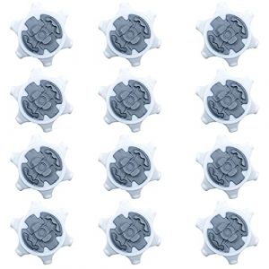 CENPEK Lot de 12 crampons antid&eacute;rapants pour chaussures de golf, faciles &agrave; changer, blanc (CENPEK, neuf)