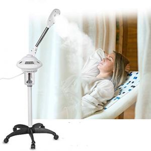 Vapozone Professionnel, Appareil Vapeur Facial 750W, Base Stable, Design &agrave; Levier Basculant, Hauteur R&eacute;glable, Pour Esth&eacute;tique (Lisopiu, neuf)