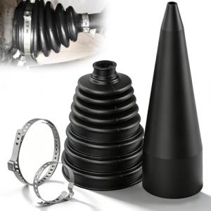 Soufflet de Cardan Universel Cache-poussi&egrave;re pour Joint Homocin&eacute;tique avec Collier de Serrage Inox Cone Soufflet Cardan Avant Droit Adapt&eacute; &agrave; la Plupart des Op&eacute;rations d'Entretien Automobile (JINLING PENG, neuf)