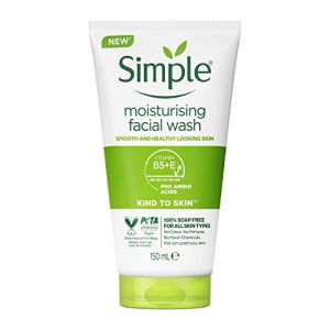 Simple Kind to Skin Moisturising Facial Wash 150 ML (Spellbound England, neuf)