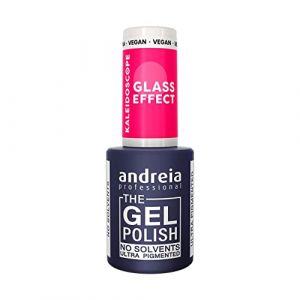 Andreia Vernis à Ongles Gel Semi-Permanent Professionnel Collection Kaléidoscope Effet Verre Couleur KL1 Effet Verre Rose Translucide 10,5ml (LEGEND'HAIR DELTA BEAUTE DISTRIBUTION, neuf)