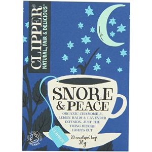 CLIPPER - Infusion Bilogique Relaxante avec Camomille, Lavande, Melisse - 20 Sachets (The Marvellous Group, neuf)