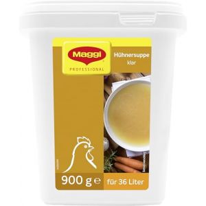 Maggi Soupe de poulet transparente imm&eacute;diatement soluble (1 bo&icirc;te gastronomique de 900 g) (prsWORLD, neuf)