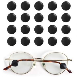 10 Paires Crochets D'oreille Lunettes Rond en Silicone Embouts De Branches Antid&eacute;rapants Retenue De Lunettes Confort Supports De Lunettes Accessoires Soleil Lunettes Lunettes de Lecture (A) (nightyxi, neuf)