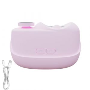 QUXVUIS Ongles soign&eacute;s avec la pince &agrave; ongles &eacute;lectrique 3 en 1 et fonction lumi&egrave;re LED. Pince &agrave; &eacute;lectrique automatique 3 en 1 avec fonction de polissage. &Eacute;quip&eacute;e de lumi&egrave;res LED, rose (ataloger, neuf)