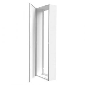 Coffret d'habillage pour tableaux électriques en acier blanc - H 1040 x L 340 x P 140 mm - Ref. RCH500 - Marque ATOLE (ATOLE, neuf)