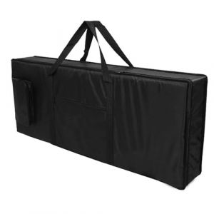 Housse De Transport Rembourrée Piano Électrique À 61 Touches Tissu Oxford,Gig Bag Sac À Dos Rembourré Pour Piano Électrique 61 Touches,Sacoche Pour Clavier Avec Poignée Et Bandoulière (havenlyh, neuf)