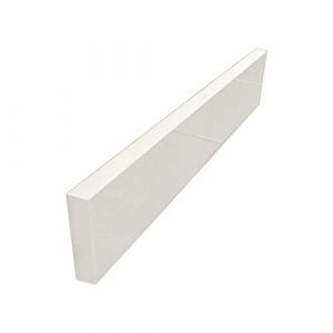 KLEMP Panneaux Plinthe - Façade Plinthe avant pour lave-vaisselle 19mm - 444x95mm - Blanc écru brillant HG-400 Panneau frontal du lave-vaisselle entièrement intégré (Ambientmarketing, neuf)