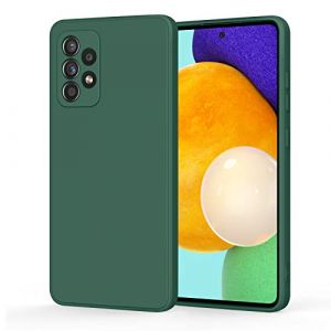 AK Coque Compatible pour Samsung Galaxy A52 5G/4G & A52s 5G Coque en Silicone Liquide, 6.5inch Case de Protection Complète pour Samsung Galaxy A52 5G/4G & A52s 5G(Vert) (SMXMY-CN, neuf)