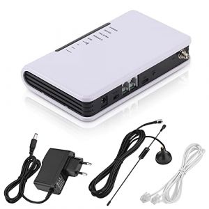 Terminal sans Fil Fixe Cabine t&eacute;l&eacute;phonique GSM, sans Fil vers GSM Filaire 24 Heures sur Ligne Fixe Accessible/Alarme/Cabine d'enregistrement avec antenne et Adaptateur Secteur (EU) (YuchooesEU, neuf)