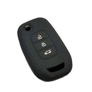 Etui Porte-Clé Housse de Protection Porte Clef Voiture Clé Coque Portefeuille Chaîne Classique avec Anneau de Voiture et Boîte Cadeau pour Amis 3 Bouton Clé (YLuckyshop, neuf)