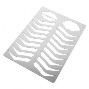 PACKOVE modèle de sourcil sourcils pochoirs toilettage Mise en forme façonneur front Se maquiller moule de dessin de sourcil pochoir de dessin de sourcil Acier inoxydable (Spring TU, neuf)