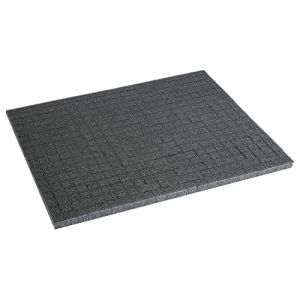 HMF 1458G-10 Mousse prédécoupée, cube de mousse, 345 x 275 mm, garniture de valise, Tabletop, sans cadre, hauteur: 10 mm (hmf_shop, neuf)