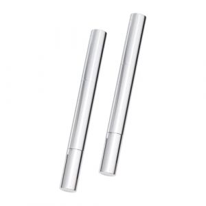 Gatuida 5 pi&egrave;ces Stylo Vide Cosm&eacute;tique avec Pinceau Tube Aluminium Argent&eacute; Applicateur pour Vernis &agrave; Ongles Huile Essentielle Soin Ongles Lot de Portable et Rechargeable (Queenie ruy, neuf)