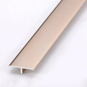 LIYI929GP Profil&eacute; en T, Noir Blanc Profil Rail De Transition Plate, Transition Facile Fixation, Bande De Moulure De Bord pour Moquette Et Rev&ecirc;tement De Sol, 90cm Long Aluminium Anodis&eacute; Barre De Seuil (LIYI929GP, neuf)