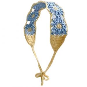 DINSOAVR Coiffe, ethnique crochet fleur cheveux foulard bandeau fille bandanas foulard de voyage foulard cheveux foulard élégant cheveux foulards (guangzhoujucikejiyouxiangongsi, neuf)