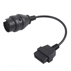 HERCHR Adaptateur De Diagnostic OBD2 OBDII OBD2 Adaptateur De Conversion D'extension 38 Broches à 16 Broches Câble De Connecteur OBDII OBD2 (YuchooesEU, neuf)