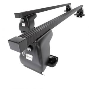 Mossa Barres de Toit en Acier adapt&eacute; pour Renault Captur I SUV (2013-2019) - Porte-Bagages de Voiture Noir - Toit Normal (eMOSSA, neuf)