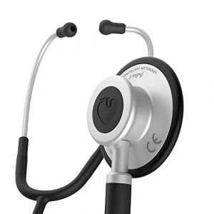SPENGLER Pulse II, Stéthoscope Infirmier d’Auscultation Générale, Simple Pavillon, Léger, Grandes Performances Acoustiques, Polyvalent (Carbon) (adom medical conseil, neuf)