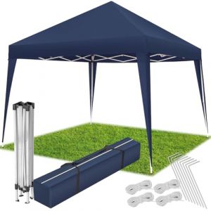 tectake® Tonnelle de Jardin 3x3m en Acier époxy Pliable Tente de réception Pavillon, Imperméable, Sac de Transport Inclus, Tonnelle terrasse Exterieur Tente de réception Barnum Mariage Baptême (Made4Home SAS, neuf)