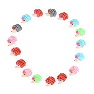 Housoutil Lot De 20 Breloques Hérisson En Résine Miniatures, Accessoires De Bricolage Décoration Animale, Taille Mini, Multicolores, Pour Création De Coiffures Et Décorations Diy (Entertainment First, neuf)