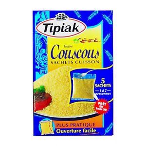 Tipiak Couscous 5 sachets cuisson 500 g (J&S France, neuf)