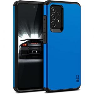 BEZ® Coque pour Samsung A52, Coque pour Samsung A52S 5G, Housse Etui pour Samsung Galaxy A52 5G / Samsung Galaxy A52S 5G Antichoc Survivor Double Protection Resistante, Bleu (TheBlingZ., neuf)