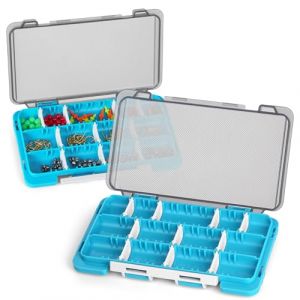 Vicloon Bo&icirc;te de Rangement &eacute;tanche en Plastique P&ecirc;che Accessoires, 2PCS Bo&icirc;te &agrave; App&acirc;ts &eacute;tanche, Boites a Leurre de Peche, Professional Bo&icirc;tes de Rangement pour Mat&eacute;riel de P&ecirc;che (Vicloon&reg;-FR, neuf)