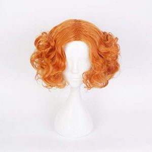 Alice au pays des merveilles 2 chapelier fou Tarrant Hightopp perruques court Orange résistant à la chaleur cheveux synthétiques perucas Costume Cosplay perruque une taille chapelier fou (long zhu tang, neuf)
