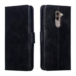 LMFULM&reg; &Eacute;tui pour Honor 6X / Huawei GR5 2017 (5,5 Pouces) PU Cuir Couverture Magn&eacute;tique Portefeuille Protection Housse Stent Fonction Flip Cuir pour Honor 6X / Huawei GR5 2017 Noir (LMAZWUFULM, neuf)