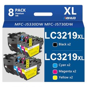 hehua LC3219XL LC3219 Cartouches d'encre LC3217 LC 3219 XL 3219XL compatibles avec Brother LC3219XL pour Brother MFC-J5330DW MFC-J5730DW MFC-J6930DW MFC-J5335DW MFC-J5930DW MFC-J6530DW MFC-J6935DW (Hehua-EU, neuf)