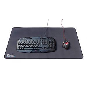 Sandberg Gamer Desk Pad XXXL | pour Souris et Clavier | sous-Main de Bureau &agrave; Surface gigantesque | Fond antid&eacute;rapant | Tapis de Souris de Jeu | Tapis de Souris imperm&eacute;able | 90 x 45 cm (Tec & More, neuf)