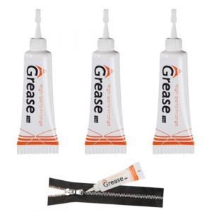 IZIHQA 3 Pi&egrave;ces Cire De Zip Lubrifiante, Graisse Pour Fermeture &Eacute;clair Lubrifiant, Boutons Pression Cire Zip Bateau Lubrifiant Pour Fermeture &Eacute;clair Pour Toile,V&ecirc;tements,Combinaison &Eacute;tanche (Velastria OU, neuf)