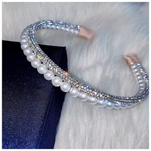 &Eacute;pingle &Agrave; Cheveux Bandeau de coiffe de bride &agrave; coiffure &agrave; cheveux en &eacute;pingle &agrave; cheveux en strass &eacute;l&eacute;gant &Eacute;pingle &Agrave; Cheveux Mariage (钟祥市微琼维商贸有限公司, neuf)