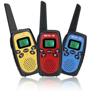 Retevis RT628S Talkie Walkie Enfants, Mode sans Échec Talkie Walkie, RT628(2.0), Talkie Walkie Enfant pour Jeux en Famille, Camping, Aventure (3 Pcs) (RetevisDirect, neuf)